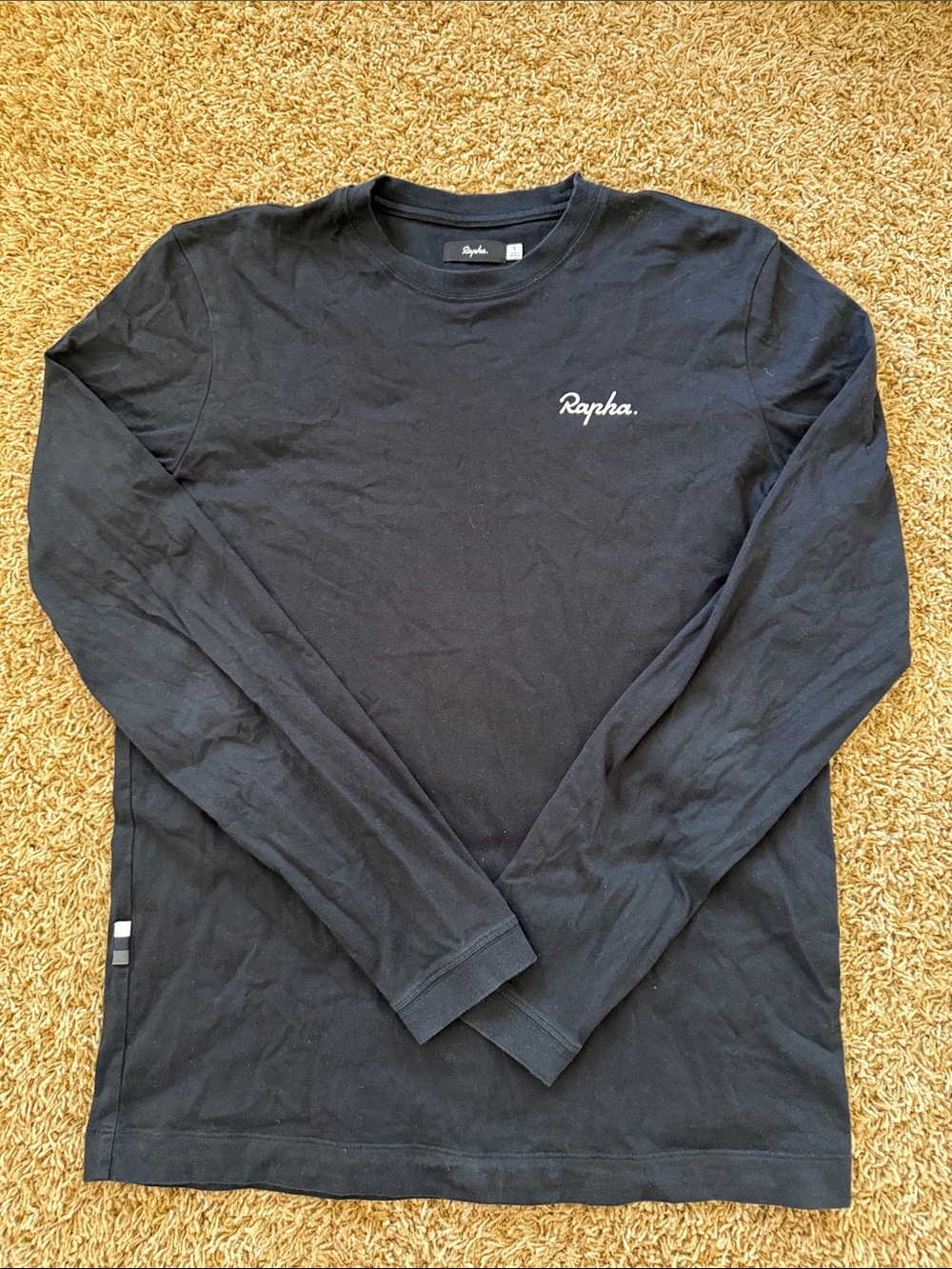 Rapha Black Long Sleeve Logo Tee